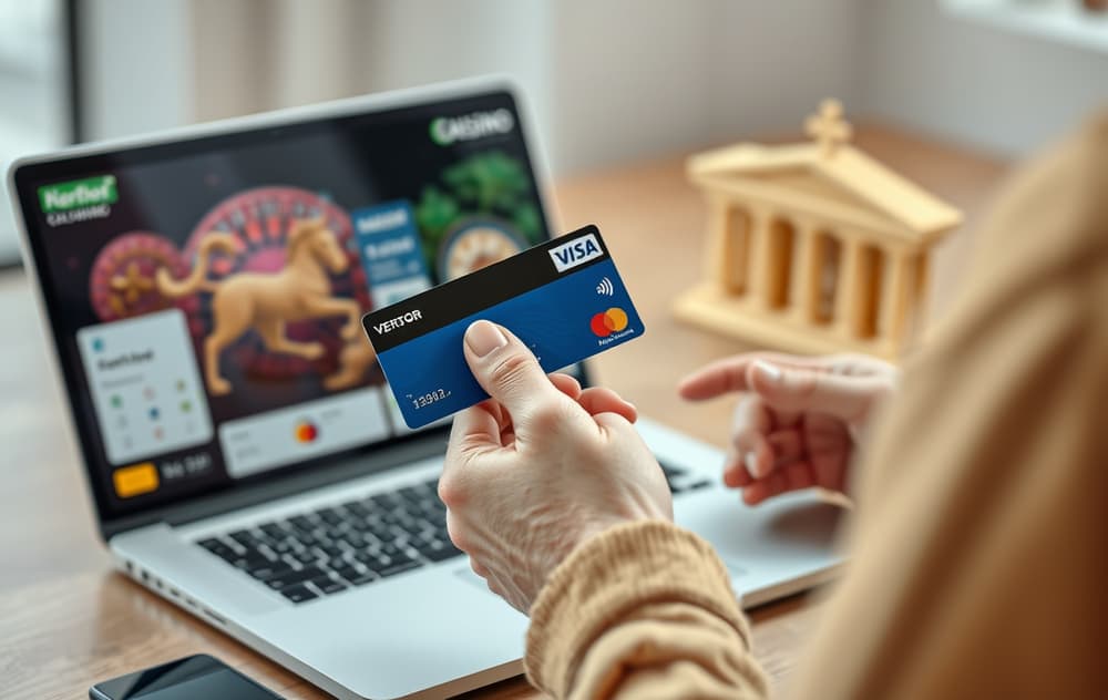 Norsk spiller med Visa-kort og mobil for casino-innskudd